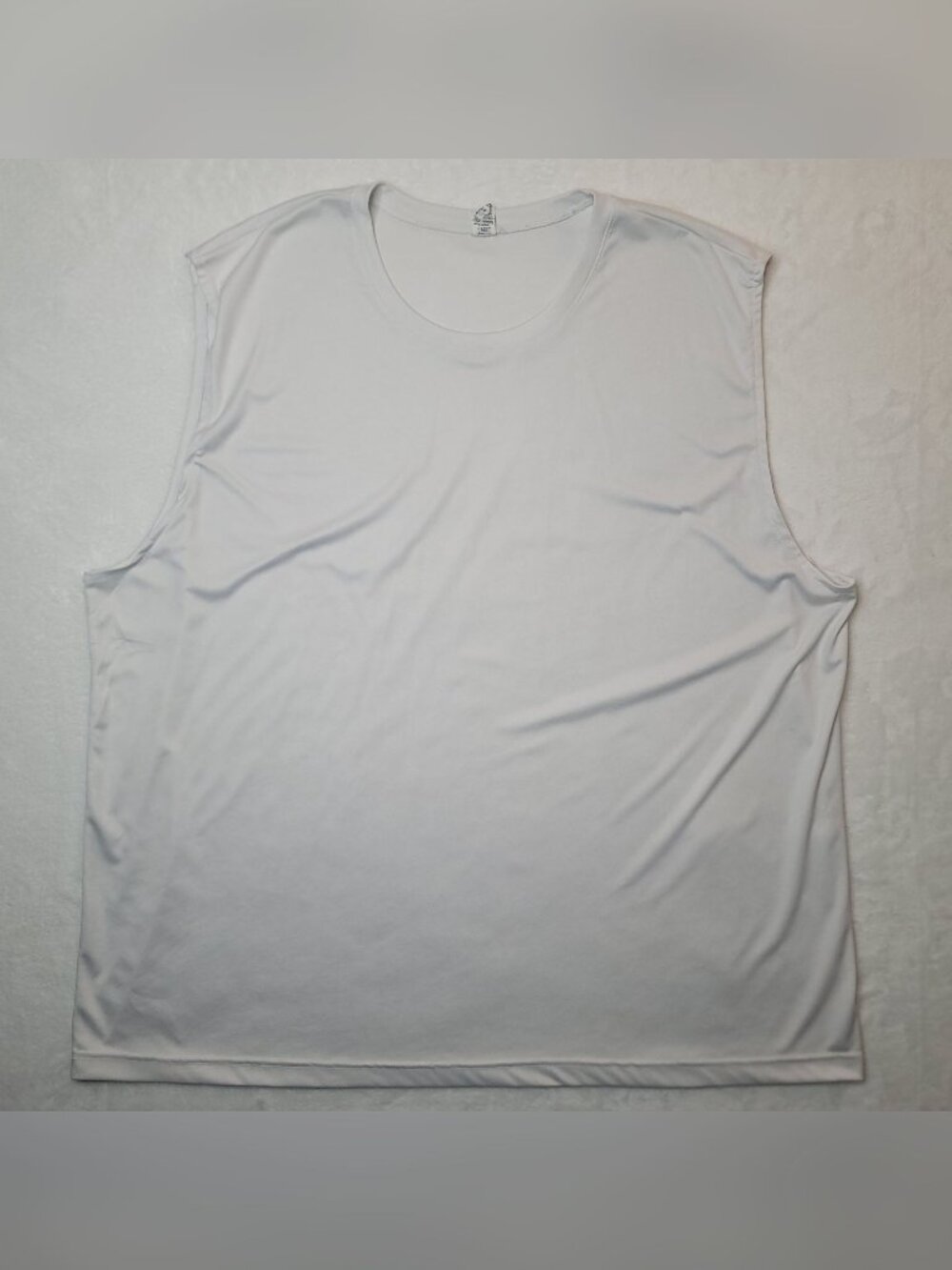 Alo Yoga Men's Performance Athletic Muscle Tank Top Sz 3XL White Workout Run Gym